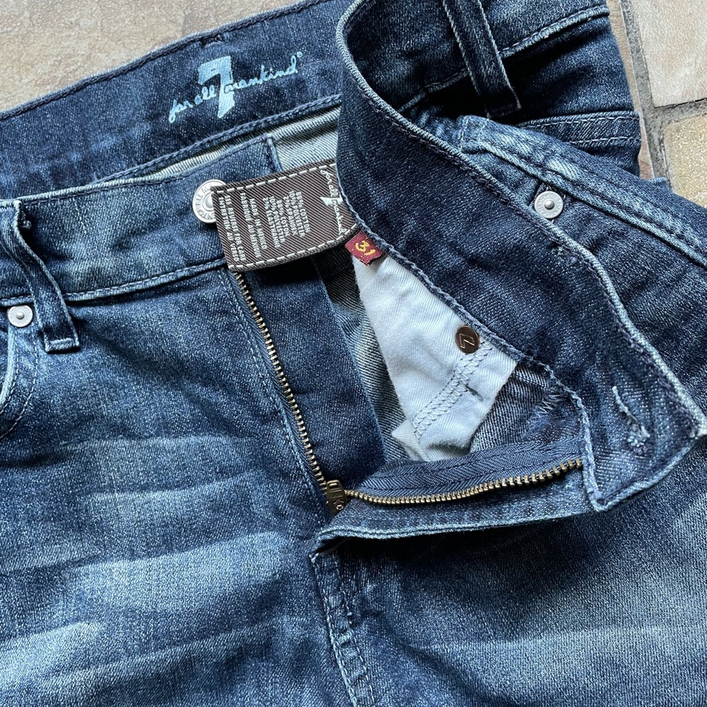 Men’s 7 for all mankind bootcut jeans with stretch